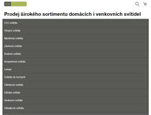Tablet Screenshot of nej-svitidla.cz